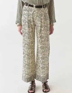 Maison Hotel Lolo Straight Leg Trousers White