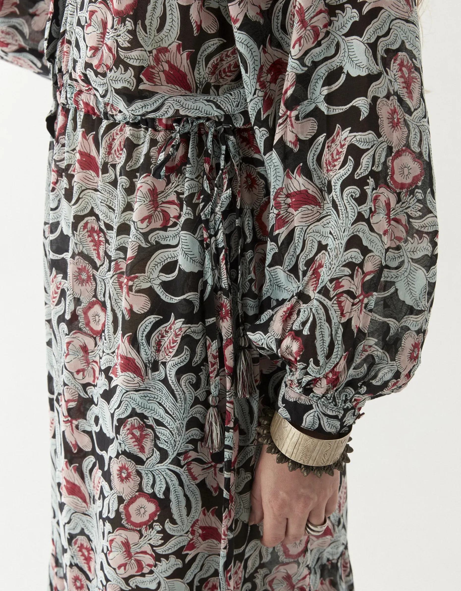 Maison Hotel Valentina Floral Maxi Dress Multi