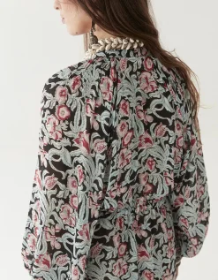Maison Hotel Valentina Floral Maxi Dress Multi