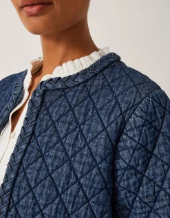 Martha Denim Plait Jacket Blue