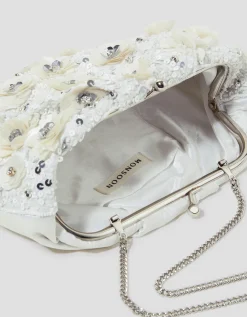 Mia Floral Embellished Clutch Bag