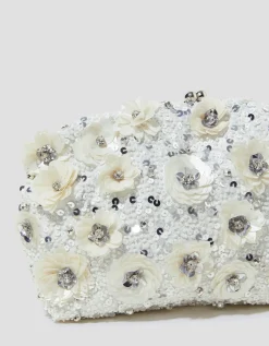Mia Floral Embellished Clutch Bag