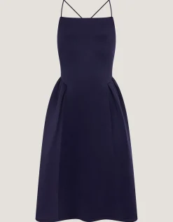 Molly Drop Waist Prom Dress Blue