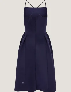 Molly Drop Waist Prom Dress Blue