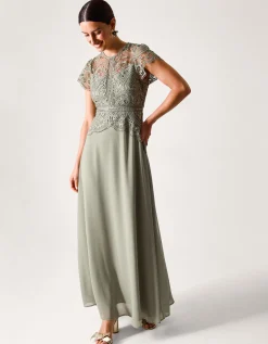 Monica Lace Bridesmaid Dress Green