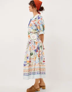 Monsoon x Charlie Taylor Printed Blouse White