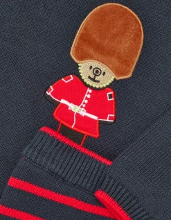 Newborn London Bear Jumper & Joggers Set Blue