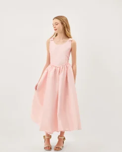 Ohio Taffeta Prom Dress Pink