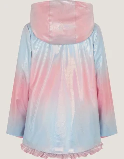 Ombré Shimmer Raincoat Pink
