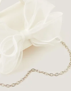 Organza Bow Bag Ivory