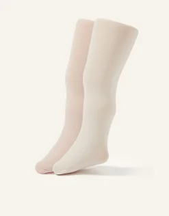 2-Pack 40 Denier Baby Plain Tights Multi