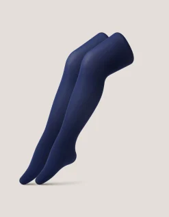 2-Pack 40 Denier Tights Blue