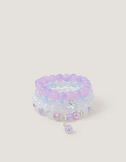 4-Pack Ombré Beaded Bracelets