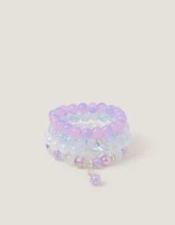 4-Pack Ombré Beaded Bracelets