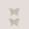 2-Pack Rhinestone Butterfly Hair Clips