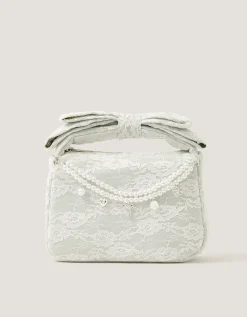 Pearl Charm Lace Bag