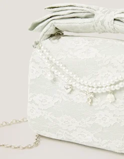 Pearl Charm Lace Bag