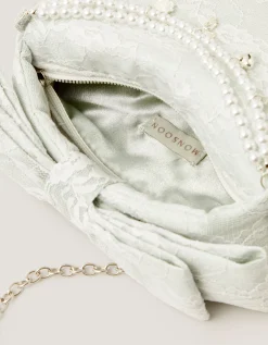 Pearl Charm Lace Bag