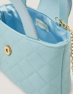 Pearl Charm Quilted Bag