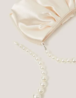 Pearl Headband & Satin Bag Set