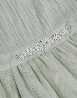 Penelope Belt Dress Green
