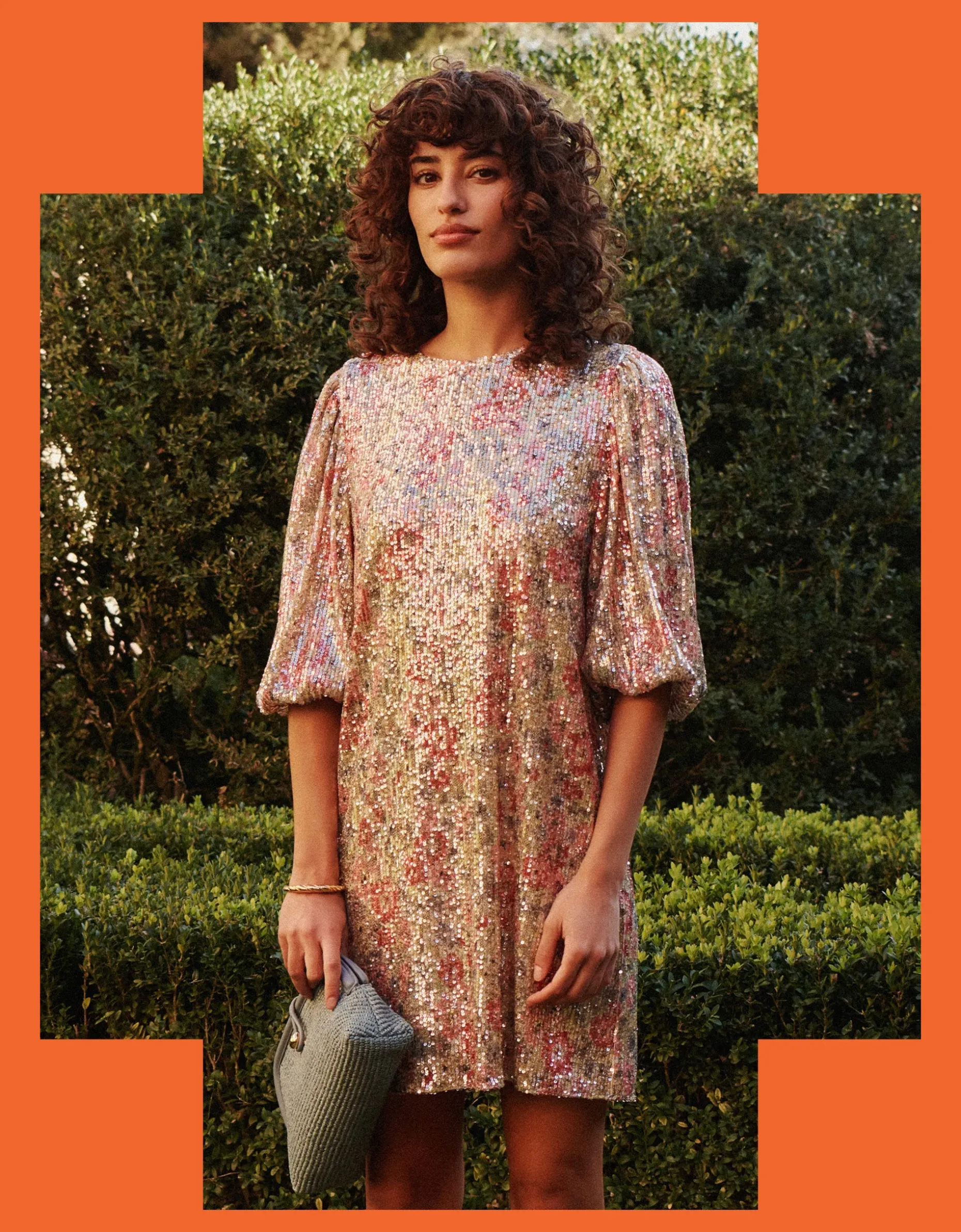 Petite Mendigote Riviera Sequin Dress Multi