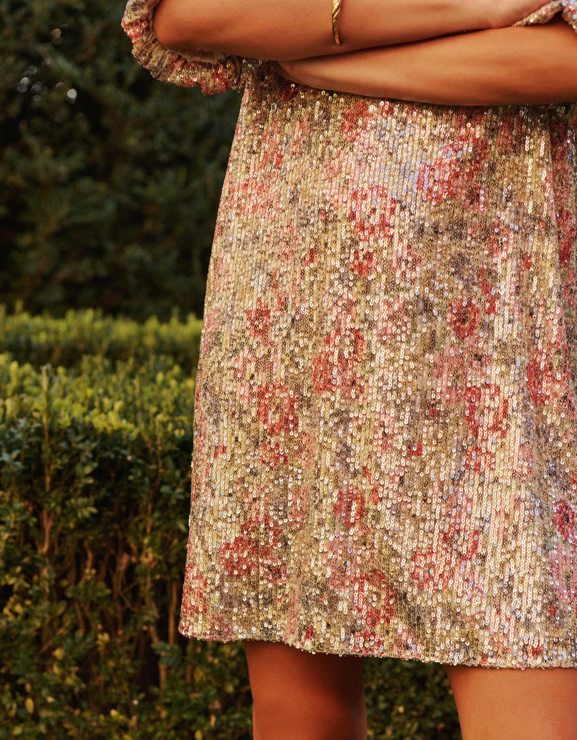 Petite Mendigote Riviera Sequin Dress Multi