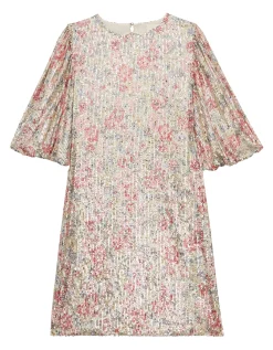 Petite Mendigote Riviera Sequin Dress Multi