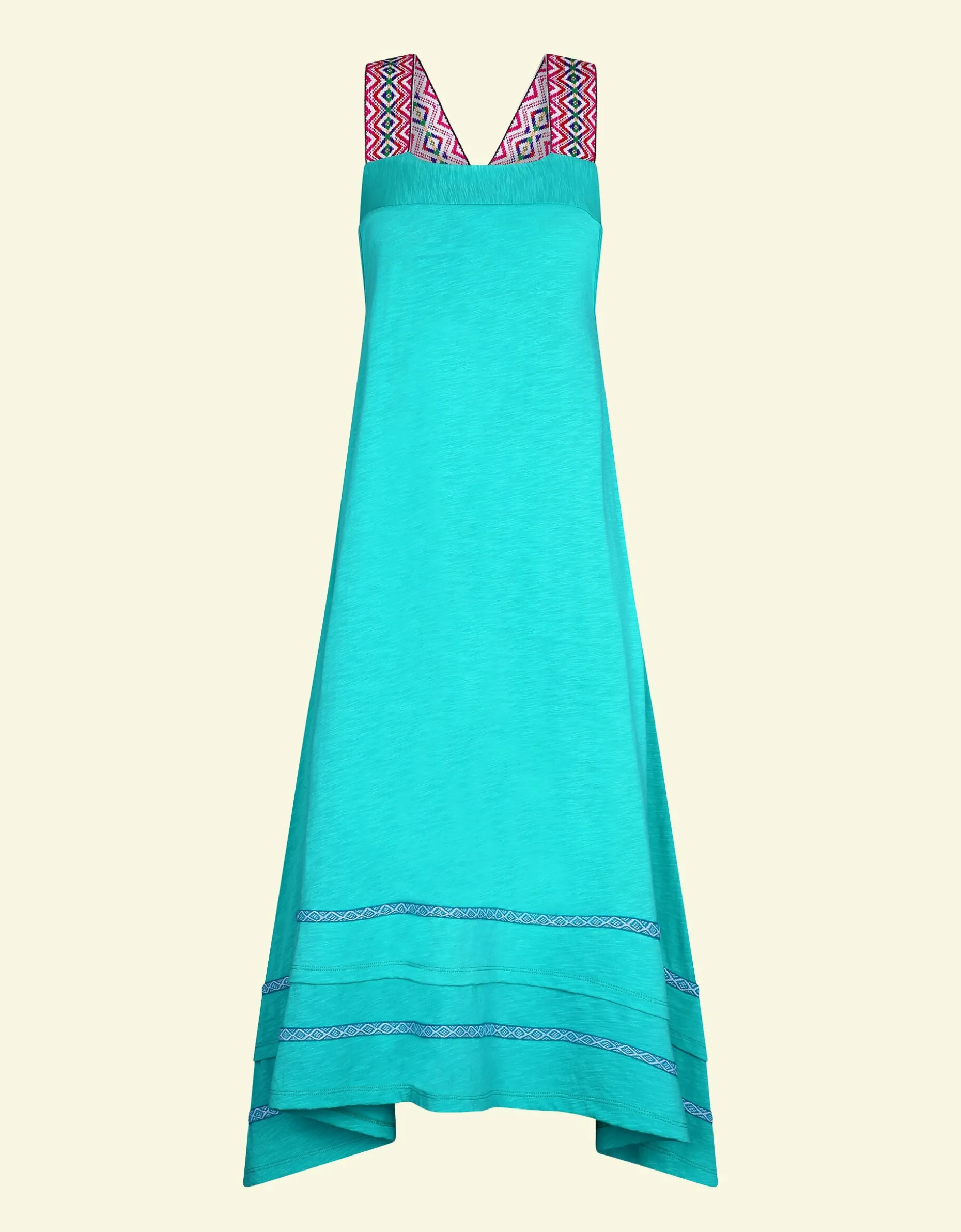 Pitusa St Tropez Maxi Beach Dress Teal