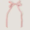Polka Dot Ribbon Bow Hair Clip