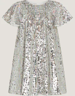 Rainbow Sequin Party Dress Multi