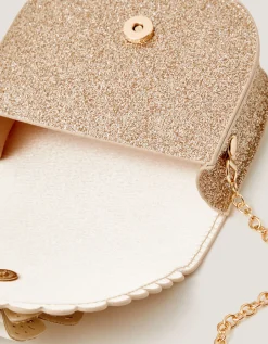 Rhinestone Butterfly Bag & Hair Clips Set