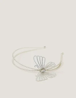 Rhinestone Butterfly Metal Headband