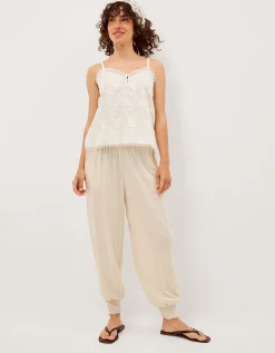 Rosie Embroidered Cami Top White