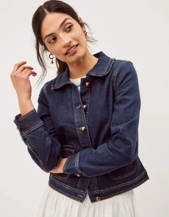 Sadie Frill Denim Jacket Blue