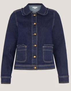 Sadie Frill Denim Jacket Blue