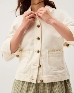 Sadie Frill Denim Jacket Natural