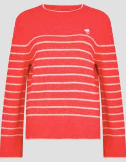 Sae Stripe Jumper Red