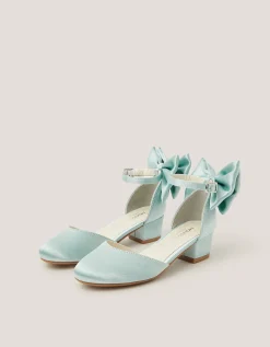 Sara Bow Two Part Heels Green