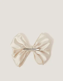 Satin Bow Hair Clip