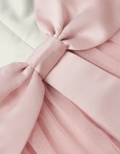 Satin Bridesmaid Dress Pink