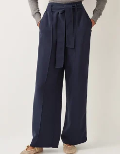 Scarlet Trim Trousers Blue