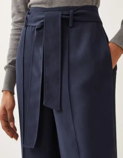 Scarlet Trim Trousers Blue