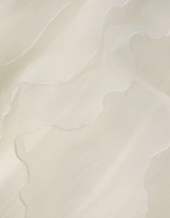Sequin Embellished Ruffle Party Dress White