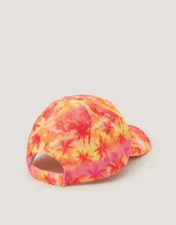 Sequin Palm Sunset Cap Pink