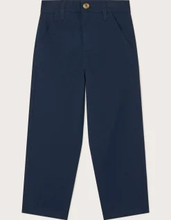 Straight Chino Trousers Blue