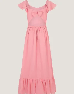 Sully Tie Back Prom Dress Orange