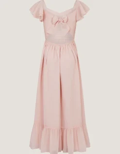 Sully Tie Back Prom Dress Pink