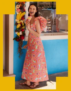 Sundress Aryel Ruffle Maxi Dress Multi
