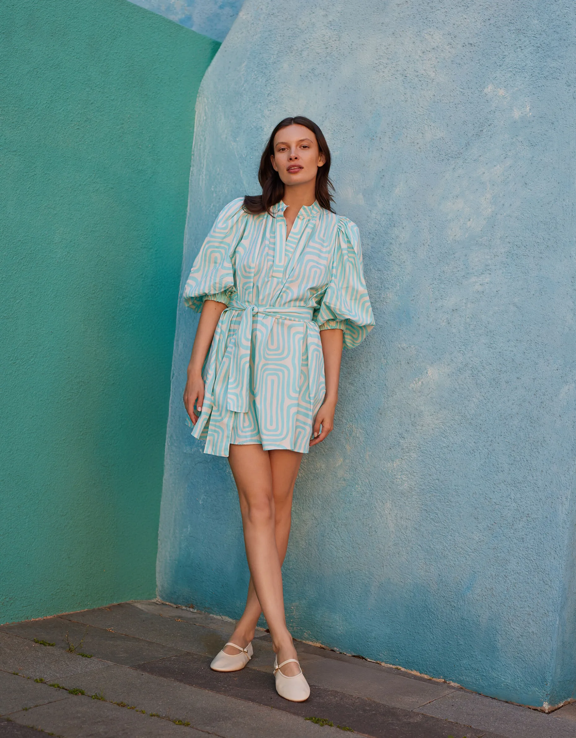 Sundress Inaya Shirt Dress White
